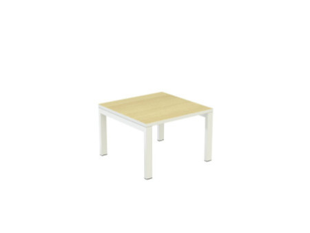 PAPERFLOW Table basse easyDesk, carré, hêtre / blanc