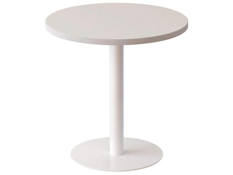 PAPERFLOW Table d'appoint easyDesk, diamètre: 600 mm, blanc
