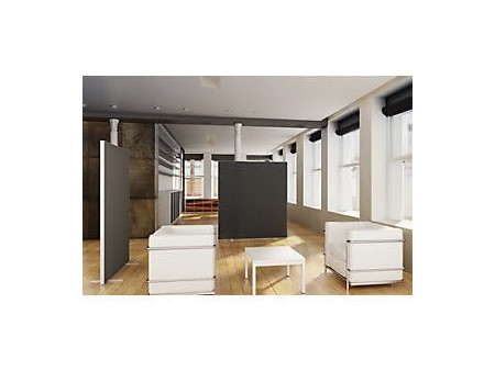 PAPERFLOW Cloison easyScreen, surface textile, anthracite
