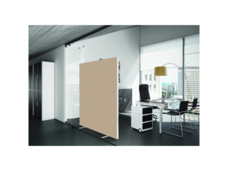 PAPERFLOW Cloison easyScreen, surface textile, sable