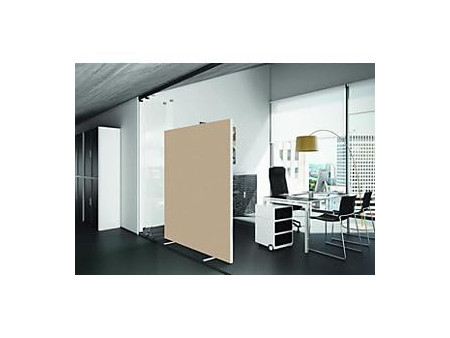 PAPERFLOW Cloison easyScreen, surface textile, sable