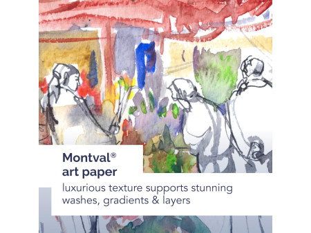 CANSON Carnet de dessin ART BOOK Montval, 200 x 200 mm