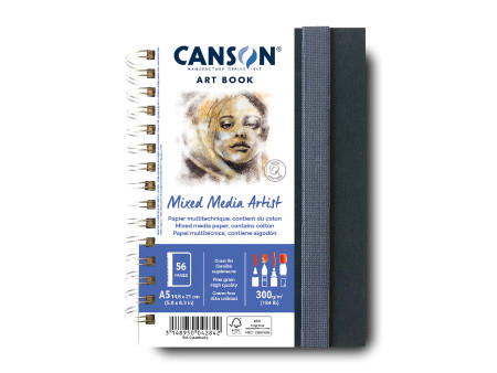CANSON Carnet de croquis ART BOOK Mixed Média Artist, A5