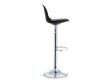 PAPERFLOW Chaise de bar 'BOBBA', ensemble de 2, noir