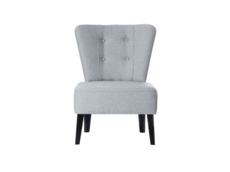 PAPERFLOW Fauteuil visiteur 'Brighton', gris / noir