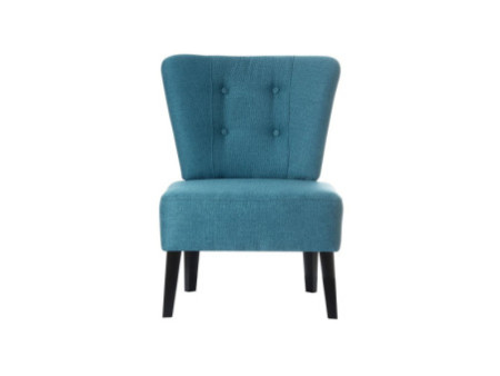 PAPERFLOW Fauteuil visiteur 'Brighton', bleu / noir