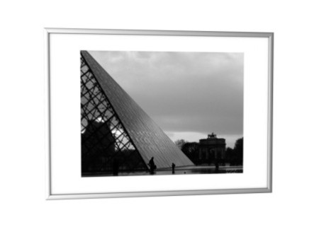 PAPERFLOW Cadre photo en aluminium, A3, argent