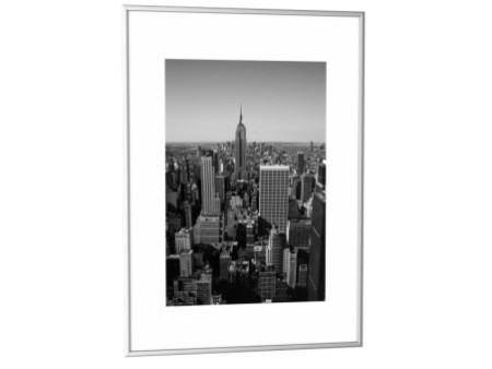PAPERFLOW Cadre photo en aluminium, A2, argent