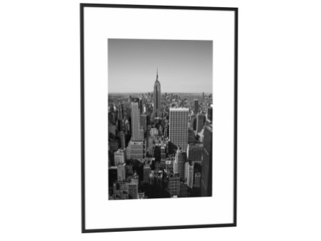 PAPERFLOW Cadre photo en aluminium, (L)600x(H)800 mm, noir