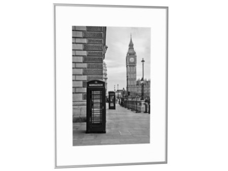 PAPERFLOW Cadre photo en aluminium, (L)500x(H)700 mm, argent