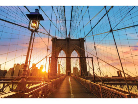 PAPERFLOW Poster mural 'Brooklyn Bridge', en plexiglas