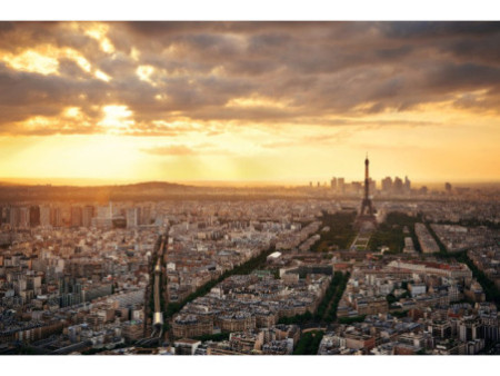 PAPERFLOW Poster mural 'Paris', en plexiglas
