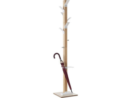 PAPERFLOW Portemanteau 'easyCloth', porte-parapluie, blanc