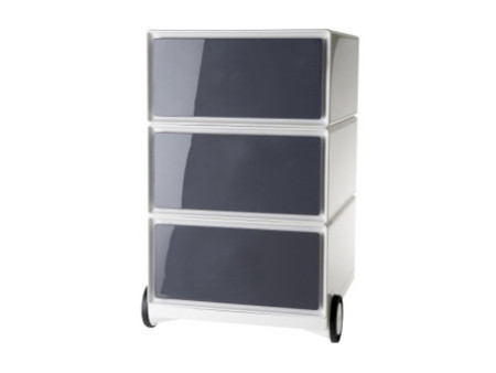 PAPERFLOW Caisson mobile 'easyBox', 3 tiroirs, blanc