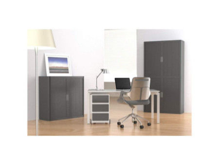 PAPERFLOW Caisson mobile 'easyBox', 3 tiroirs, blanc / hêtre