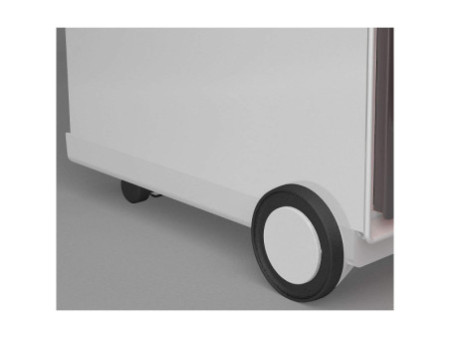 PAPERFLOW Caisson mobile 'easyBox', 1 tiroir, blanc / blanc