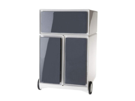 PAPERFLOW Caisson mobile 'easyBox', 1 tiroir, blanc / blanc