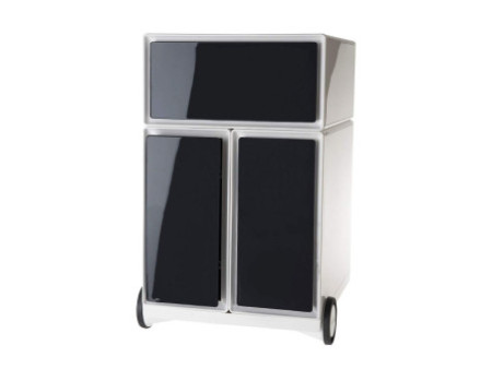 PAPERFLOW Caisson mobile 'easyBox', 1 tiroir, blanc / blanc