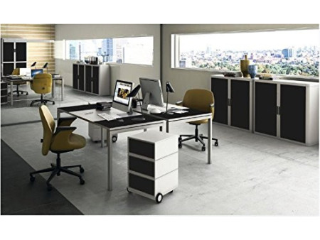 PAPERFLOW Caisson mobile 'easyBox', 4 tiroirs, blanc