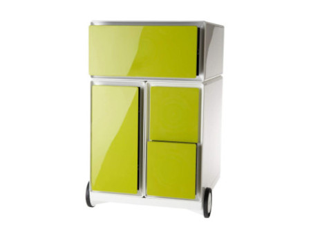 PAPERFLOW Caisson mobile 'easyBox', 1 tiroir, blanc / noir