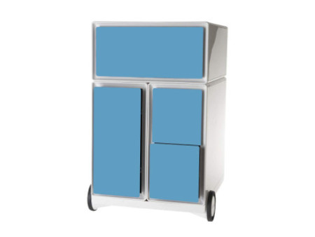 PAPERFLOW Caisson mobile 'easyBox', 1 tiroir, blanc / orange