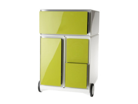 PAPERFLOW Caisson mobile 'easyBox', 1 tiroir, blanc / vert