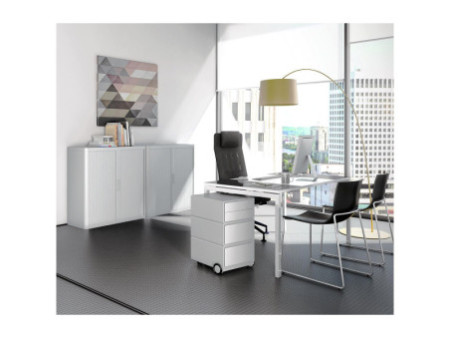 PAPERFLOW Caisson mobile 'easyBox', 1 tiroir, blanc / vert