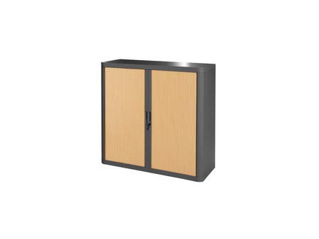 PAPERFLOW Armoire à rideau easyOffice, 2 étagères