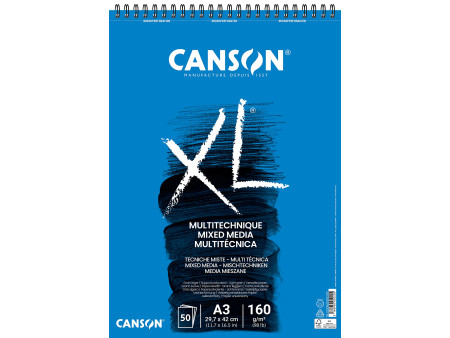 CANSON Bloc de dessin XL MIXED MEDIA, A3
