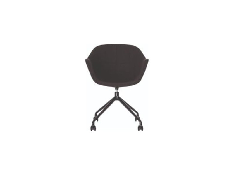 PAPERFLOW Chaise visiteur GANT, set de 2, anthracite / noir