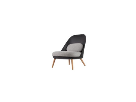 PAPERFLOW Fauteuil visiteur COCOON, noir