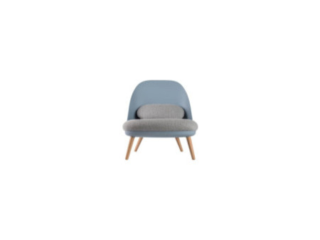 PAPERFLOW Fauteuil visiteur COCOON, gris