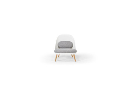 PAPERFLOW Fauteuil visiteur COCOON, blanc