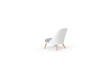 PAPERFLOW Fauteuil visiteur COCOON, blanc