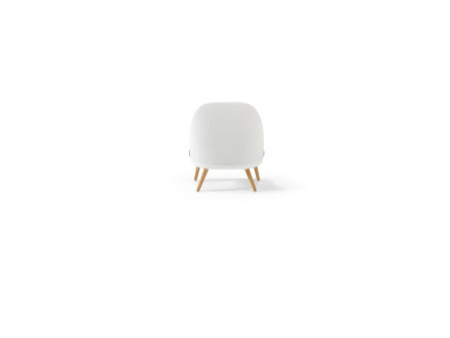 PAPERFLOW Fauteuil visiteur COCOON, blanc