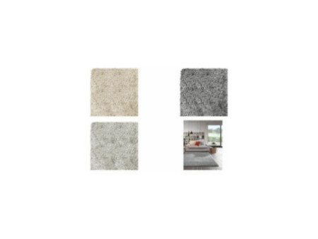 PAPERFLOW Tapis décoratif DOLCE, 1200 x 1700 mm, gris foncé