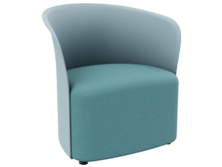 PAPERFLOW Fauteuil visiteur 'CROWN', bleu