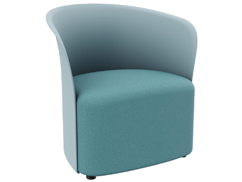 PAPERFLOW Fauteuil visiteur 'CROWN', bleu
