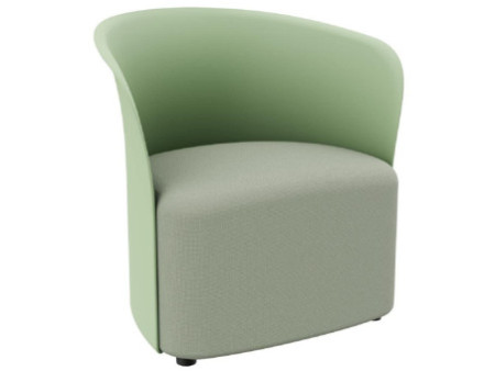 PAPERFLOW Fauteuil visiteur 'CROWN', vert