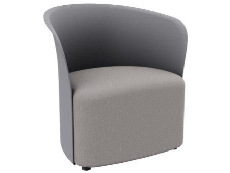 PAPERFLOW Fauteuil visiteur 'CROWN', gris