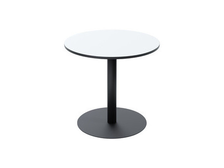 PAPERFLOW Table de bistrot Mezzo, (L)800 x (P)800 mm, blanc