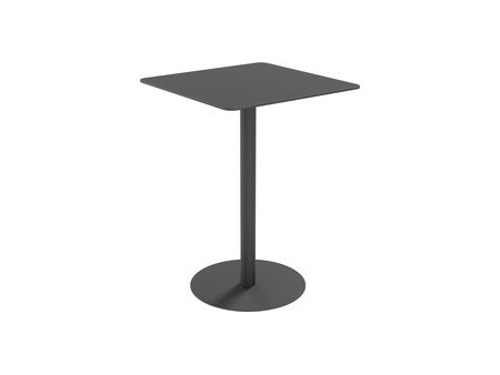 PAPERFLOW Table haute jardin CROSS, diamètre: 600 mm, gris
