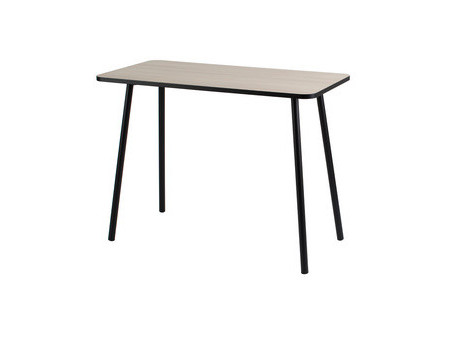 PAPERFLOW Bureau HOPM2, (L)1.140 mm, noir/hêtre