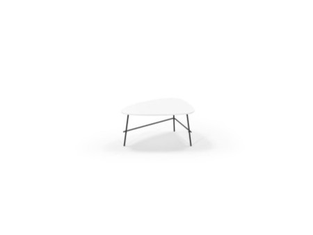 PAPERFLOW Table d'appoint LAZY, (L)930 x (P)500 mm, blanc