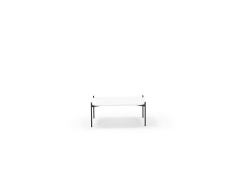 PAPERFLOW Table d'appoint MEET, (L)1.000 x (P)500 mm, blanc