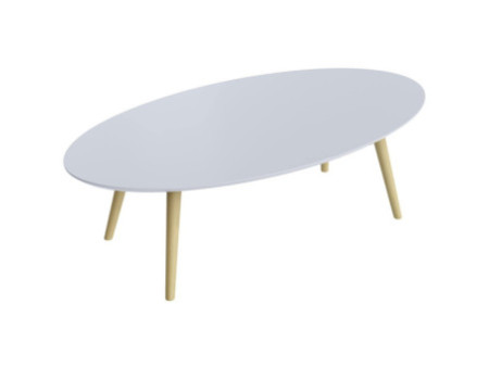 PAPERFLOW Table d'appoint MEET, (L)1.150 x (P)600 mm, blanc