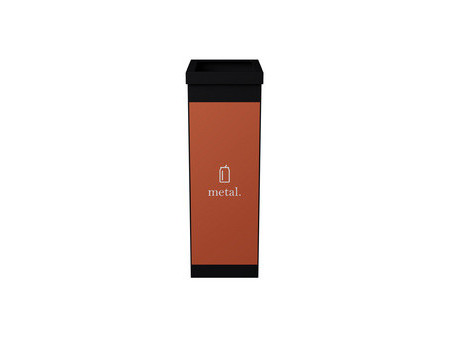 PAPERFLOW Collecteur pour tri sélectif, verre, noir