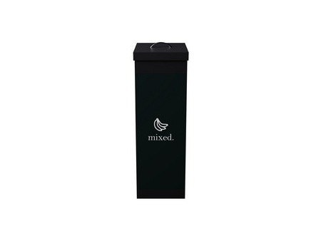 PAPERFLOW Collecteur pour tri sélectif, verre, noir