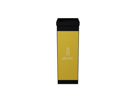 PAPERFLOW Collecteur pour tri sélectif, verre, noir