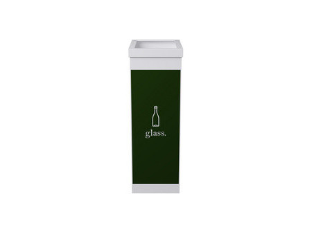 PAPERFLOW Collecteur pour tri sélectif, pour masques, blanc